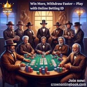 Enjoy Casino Gaming at CrownOnlineBook with Online Betting ID 