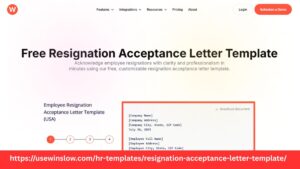 Professional Resignation Acceptance Letter Template for Employers
