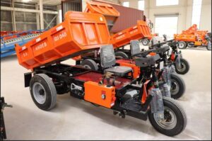 Electric Start Diesel Engine Tilt Cart Dumper