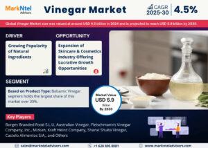 Vinegar Market Set for Explosive Growth with 4.5% CAGR by 2030