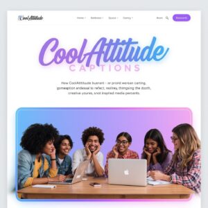 Meet CoolAttitudeCaptions: Your Go-To Hub for Bold, Creative, and Expressive Social Media Captions