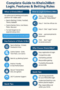 Khelo24Bet Login Guide & Review: Explore India’s Top Sports Betting and Casino Platform