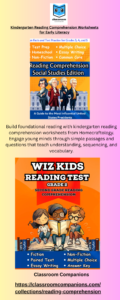 Kindergarten Reading Comprehension Worksheets for Early Literacy
