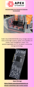 NAS/SAN NVMe Array Storage for Enterprise Environments