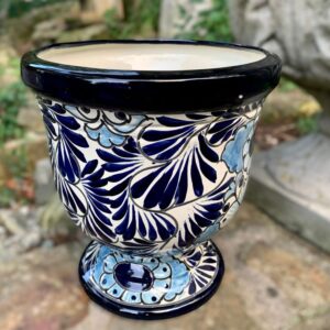 Pentagon planter talavera that elevates home and garden style Pentagon