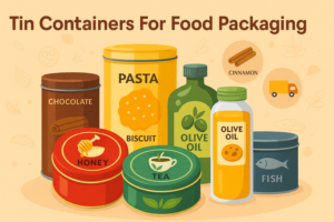 What is reason behind acceptance of tin containers for food packaging?