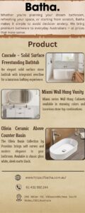 Redesign your bathroom with a freestanding soaking tub that blends elegance beautifully