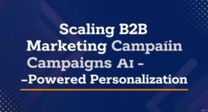 Scaling B2B Marketing Campaigns with AI-Powered Personalization