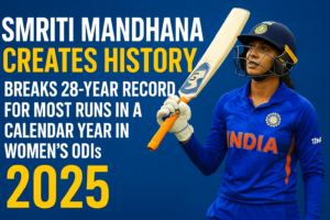 Smriti Mandhana Creates History: Breaks 28-Year Record in Women’s ODI Cricket