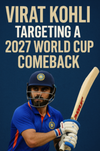 Virat Kohli’s 2027 World Cup Comeback – The King’s Relentless Pursuit of Greatness