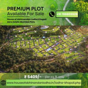 Khopoli branded villa plotting aerial view
