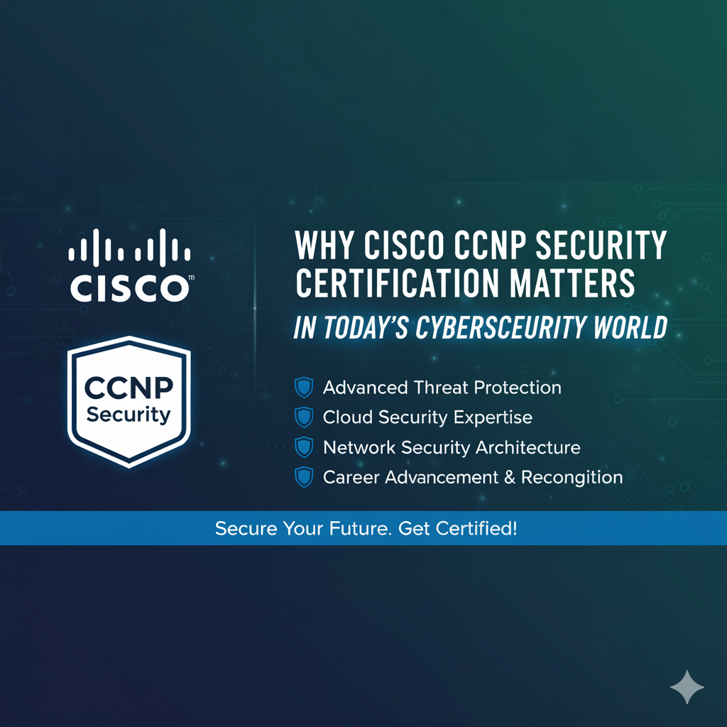 Why Cisco CCNP Security Certification Matters in Today’s Cybersecurity World