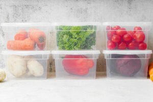 Maximizing Fridge and Freezer Space with Clear Plastic Containers